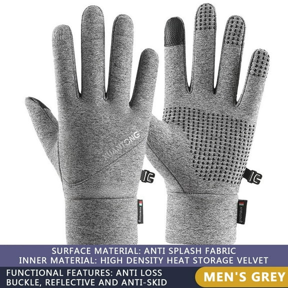 Winter Gloves -30℉ Waterproof Windproof Thermal Touchscreen Gloves for Ski Hiking Running Men and Women