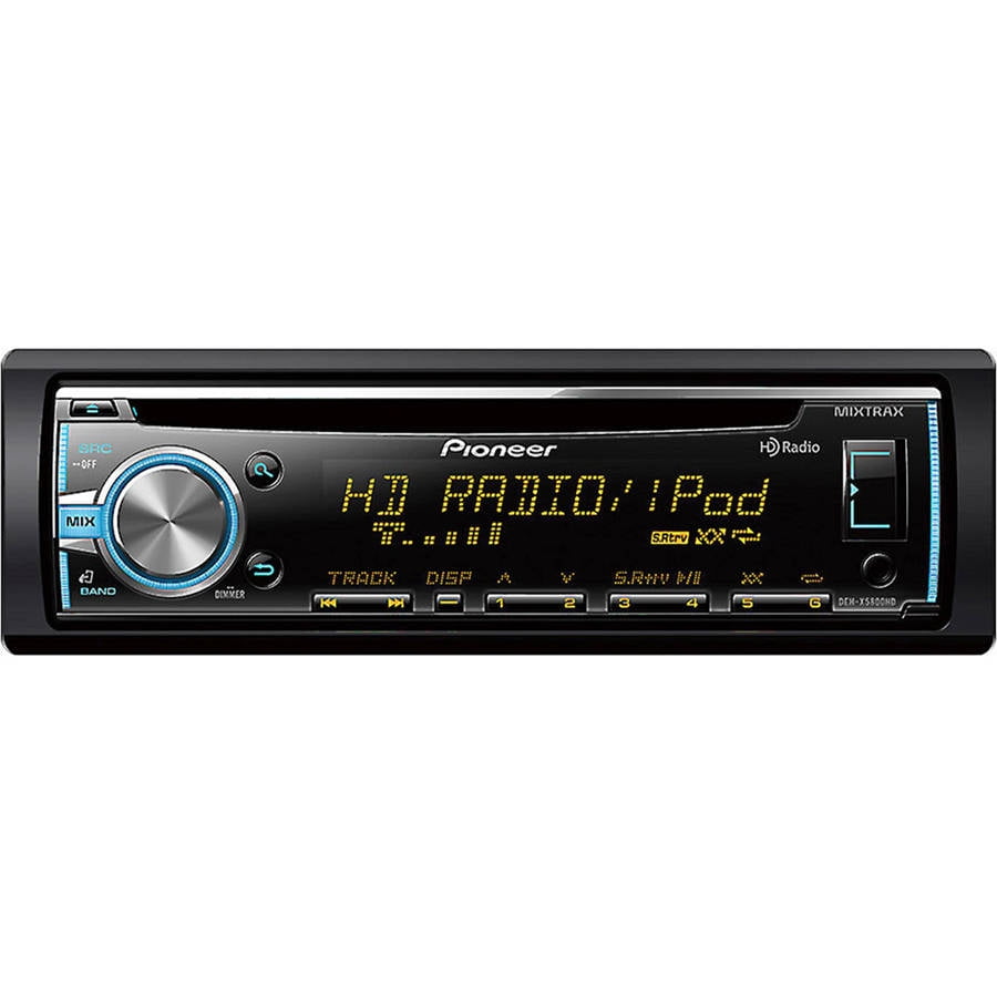 Pioneer DEHX5800HD MIXTRAX SingleDIN InDash Car Stereo