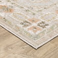 thumbnail image 3 of Oriental Weavers Cavett Beige and Blue Area Rug, 9'10" x 13', Stain Resistant, Family and Pet Friendly, 3 of 3