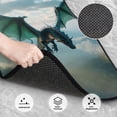 thumbnail image 3 of Balery Cloud Sky Green Dragon Juego de 4 Alfombrillas para Auto, Revestimientos de Caucho Resistente, Diseño Antideslizante, 3 of 7