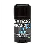 Badass Beard Care's Badass Deodorant Stick - The Biker Scent, 2.6 oz - All Natural, Kills Odor Causing Bacteria and Absorb Excess Moisture, 10 Different Scents Available