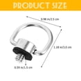 thumbnail image 3 of 2Pcs Camera Tripod Adapter Screw for Quick Mount Release 1.2*0.98*0.59in Silver, 3 of 9