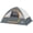 Gray, variant on 2/4/6/8 Person Cabin Tents for Camping, Outdoor Tent 5-Minute Quick Setup with Mesh Doors, Windows, Waterproof & Sturdy Poles, Ideal for Family Camping, Hiking Outdoor Use