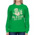 thumbnail image 2 of Rockin' Santa Sleigh All Day Women's Sweatshirt, 2 of 3
