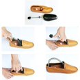 thumbnail image 2 of Plastic Traditional Shoe Tree Shaper Boot Holder Stretcher with Tension Spring Coil Black, 2 of 8