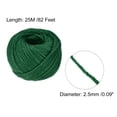 thumbnail image 2 of Cuerda de Yute Unique Bargains 82 Pies 2,5mm Oscuro Verde, 2 of 8
