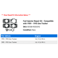 thumbnail image 2 of Fuel Injector Repair Kit - Compatible with 1989 - 1995 Geo Tracker 1990 1991 1992 1993 1994, 2 of 2