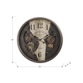 thumbnail image 4 of Clocks - 30" Round - Wall Clock - Gear Mechanism - Brown - Transitional, 4 of 6