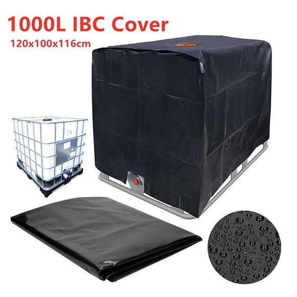 Cubierta a del de agua 1000 litros Contenedor IBC Cubierta impermeable y a prueba de polvo solar Herramientas para
