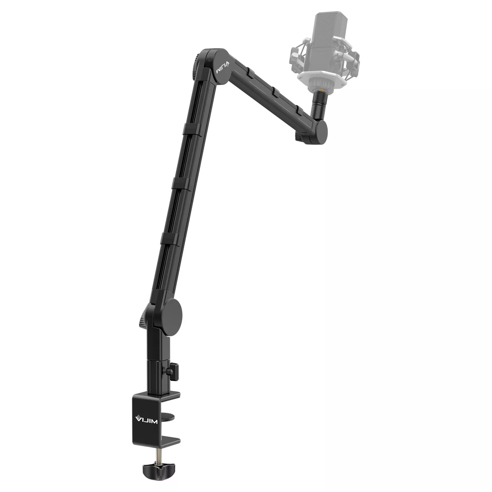 Ulanzi VIJIM LS25 Multifunction Desk Setup Stand for Microphone, Camera & Phone 360° Rotating Boom Arm with Spring Balance, Cable Management, 2kg Load Capacity