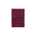 thumbnail image 2 of Unique Loom Solid Shag Collection Area Rug (2' x 3' 1" Rectangle Eggplant Purple), 2 of 6