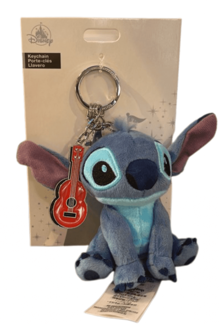 Disney Stitch Plush Keychain with Mirror