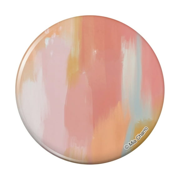 Pink Sky Watercolor Pinback Button Pin