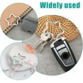 thumbnail image 4 of 10Pcs Silver Star Carabiner Metal Carabiner Clip Small Star Shaped Locking Carabiner Safety Buckle Star Keyring Hook Climbing Accessories For Traveling Camping Fishing Hiking Backpack, 4 of 8