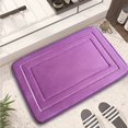 thumbnail image 3 of Carpet Quick-drying Coral Velvet Door Mat Slip-free Water Absorbent Foam Bath Mat, 3 of 7