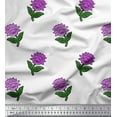 thumbnail image 1 of Soimoi Rayon Fabric Leaves & Floral Block Print Fabric by The Yard 42 Inch Wide, 1 of 3