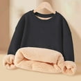 thumbnail image 2 of Girls Sweatshirt Crewneck Sweatshirts Girls Hooded Sweatshirt Long Sleeve Crewneck Pullover Top Soft Cozy Casual Loungewear Outerwear for Kids Toddler, 2 of 5