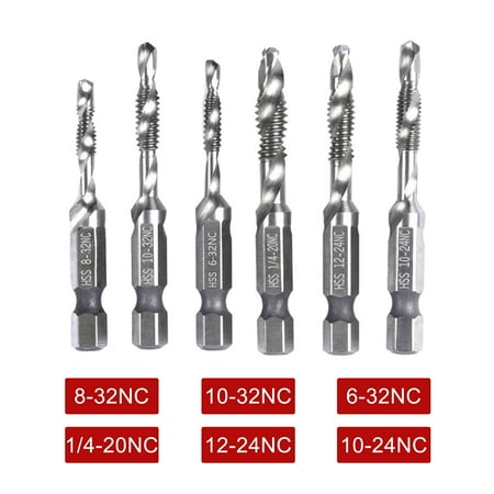 

Shockwave Impact Hex Shank Drill Bit Screw Tap Set High Speed Compound Deburring