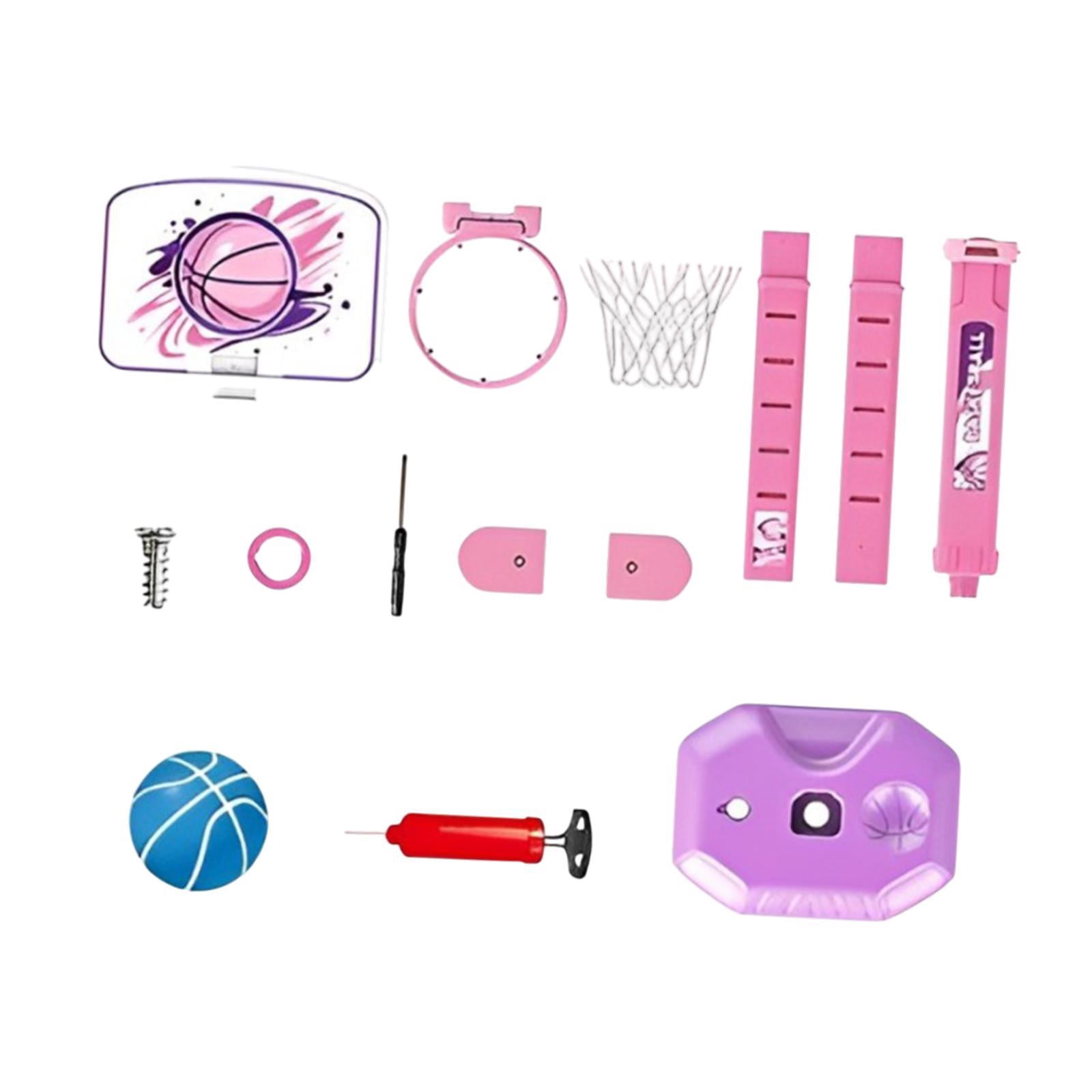 GARENDE Basketball Hoop for Kids Competition Gifts Family Game Mini Basketball Stand Pink