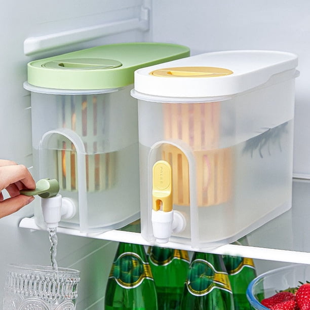 Hierbas En Agua Fría, Gran Capacidad (3,9 L), Grifo de Fácil Vertido, Hermético y Compacto, Ideal para Limonada, Picnic y Uso Al Aire Libre, Sin Bpa, 12,1 X 28,3 X 17,9 Cm