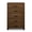 Brushed Mocha, variant on Grain Wood Furniture Loft 5-Drawer Chest, Solid Wood with Weathered Pine Finish