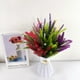 thumbnail image 3 of Wosthever Disfrute de una durabilidad duradera con estos impresionantes ramos artificiales flores artificiales flores artificiales plantas falsas Decoración del hogar Loto rojo, 3 of 6