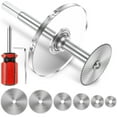 thumbnail image 3 of Inside Pipe Cutter Set PVC Inside Cutter Tools Kit with 6 Saw Blades Adjustable Depth PVC Pipe Inside Cutter Sturdy PVC Pipe Cutter Kit Plastic Pipe Cutter Set for PVC ABS Pipe, 3 of 4