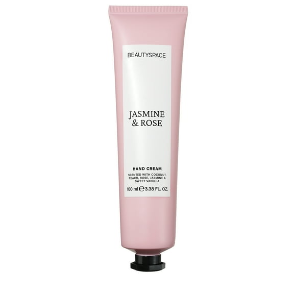 BEAUTYSPACE Jasmine and Rose Hand Cream, 3.3 fl oz