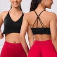 thumbnail image 2 of Timegard Sports Bras for Women Adjustable Spaghetti Strap High Support Stretch Workout Running No Underwire Bras, 2 of 5