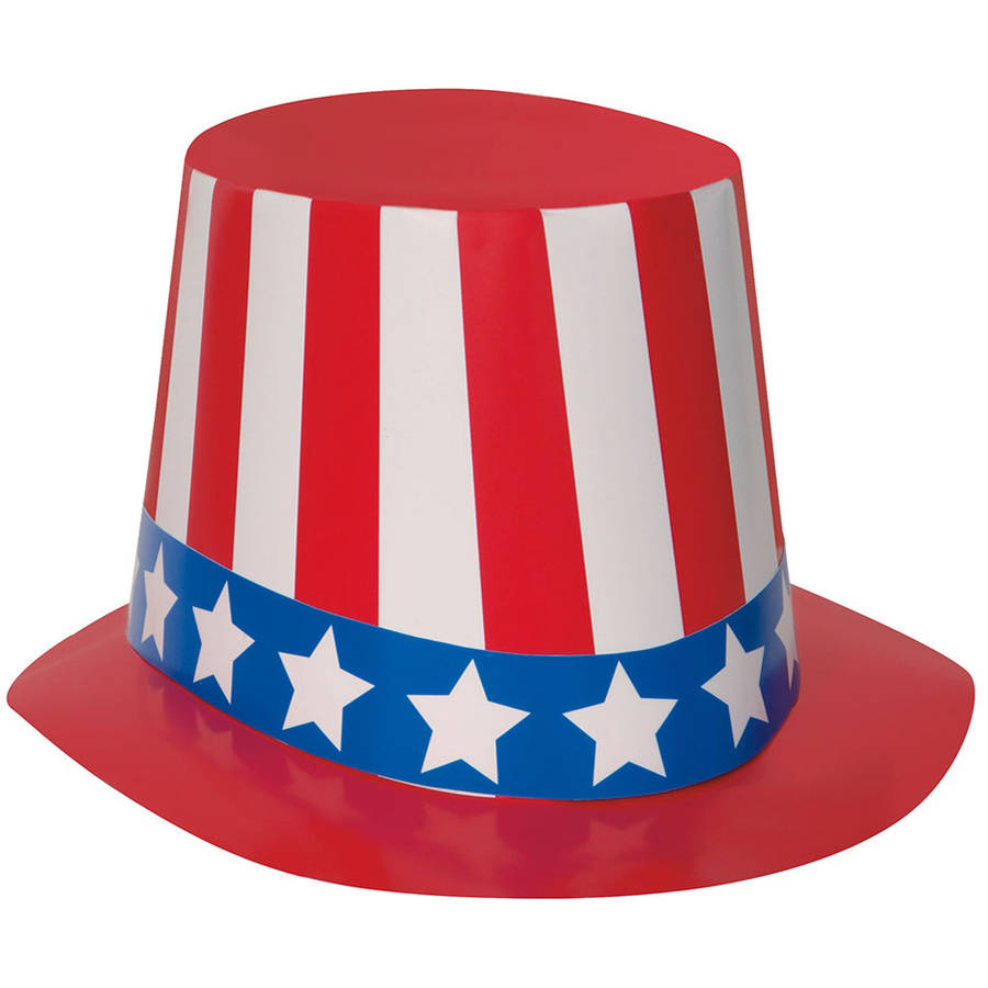 4th of July Uncle Sam Hat - Walmart.com - Walmart.com