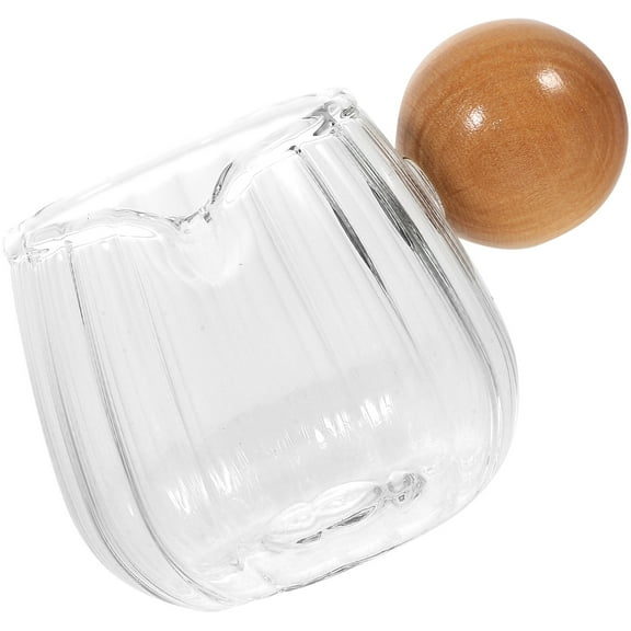 STOBOK Frother Milk Pitcher Milk Frothing Jug Heat Resistant 1Pack