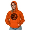 thumbnail image 3 of Dragon Yin Yang Style Symbol Balance Unisex Plus Fleece Graphic Hoodie Brisco Brands 2X, 3 of 5