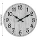 thumbnail image 2 of Reloj De Pared De Estilo Para Salón Y Dormitorio Con Pantalla De 24 Horas. Reloj Moderno Para Colgar Con Diseño Y Tablero De Densidad., 2 of 5