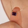 thumbnail image 4 of Ahansh Jewels Radiant Purple Amethyst Women's Pendent Necklace 925 Sterling Silver, 4 of 4