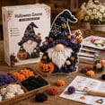 thumbnail image 2 of Gnome 3D Fabric Poke Art Kit,Fabric Craft Kit No Sewing Needed for Adults | DIY Various Styles Gnome Home Decor for Beginners,Home Decor Gifts for Dwarf Lovers, 2 of 6