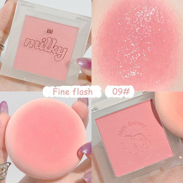 Mini paleta de rubor mate suave, colorete Natural portátil, melocotón, rosa, rojo, mejilla, maquillaje desnudo de larga duración, maquillaje facial cosmético