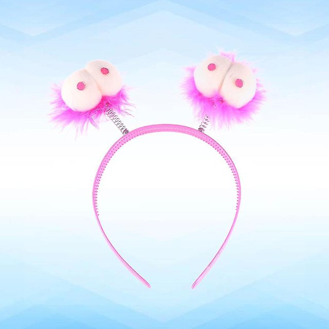 2 unids/set novedad diadema para mujer divertida pluma Boobie diadema para despedida de soltera despedida de soltera ni?as N LingWen 8390615523448