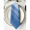 thumbnail image 2 of nqOlkjepod Blue White Ombre Cloth Napkins Set of 8 Reusable Dinner Napkins, Modern Abstract Striped Lines Art Cocktail Napkin Washable Table Napkins for Wedding/Holiday Party/Baby Shower 20"x20", 2 of 8