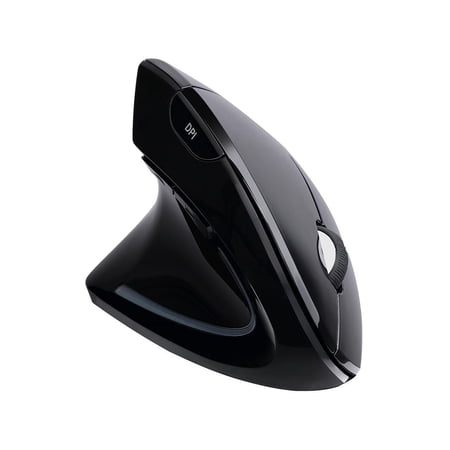 UPC: 0783750007702 | Adesso iMouse E90 Wireless Left-Handed Vertical Ergonomic Mouse