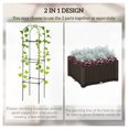 thumbnail image 5 of Raised Garden Bed with Trellis, 69.7" Self-Watering Planter Box, Tomato Planters for Climbing Plants, Vegetables, Flowers - Outdoor Elevated Plant Container, 5 of 9