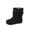 Black, variant on Toddler Girls Boots Mid Calf Slouch Fringe Tassel Casual Winter Shoes for Little Kids