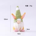 thumbnail image 5 of LOVECOM Easter Bunny Gnomes Plush Easter Gnome Decor Easter Home Decoration Handmade Rabbit Ear Gnome Plush Scandinavian Dwarf, Easter Gifts for Adults Kids,Green, 5 of 7