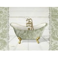 thumbnail image 4 of Diane Stimson 14x12 Black Modern Wood Framed Wall Art Titled - Damask Tub 2, 4 of 6
