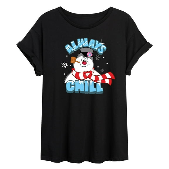 Frosty The Snowman - Christmas - Always Chill - Women's Oversized T-Shirt