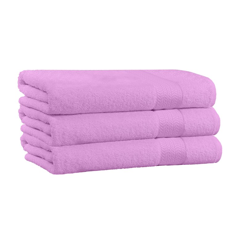 100% Cotton 6-Piece Towel Set - 6 Bath Towels Super Soft, High Quality, High-Absorbent,  and Fade-Resistant - 54 x 27 - (White) 