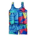 thumbnail image 2 of OBEEII Summer Kid Sleeveless Float Suit Floating Swimsuit One-piece Float Swimsuit Swimming 120 color 2, 2 of 6