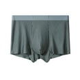 thumbnail image 2 of Dxzfnsa Mens Boxers Premium 100% Cotton Soft Loose Pajama Plaid Sleep Shorts Male Short Leg Funny Boxers Small Medium Large Pair of Thieves Boxer Briefs,Green-XL, 2 of 3