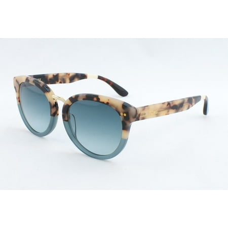 TOMS Yvette 10011369 Sunglasses - Cream Tortoise Teal Fade/Turq Gradient
