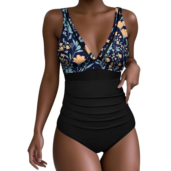 LYEAA One Piece Bathing Suits for Women Backless Swimsuits Belly Control Swimming Sets Summer Swimwear