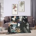 thumbnail image 4 of Blanket Alex Turner Ultra-Soft Micro Fleece Wollen Blankets Throw Blankets Carpet Gift for Home Decoration,Decor Sofa,Office,Dormitory Bed car Camp Couch All Seasons, 4 of 5